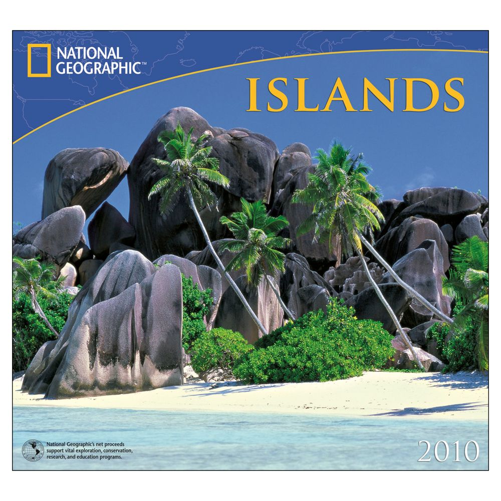 2010 National Geographic Islands Wall Calendar