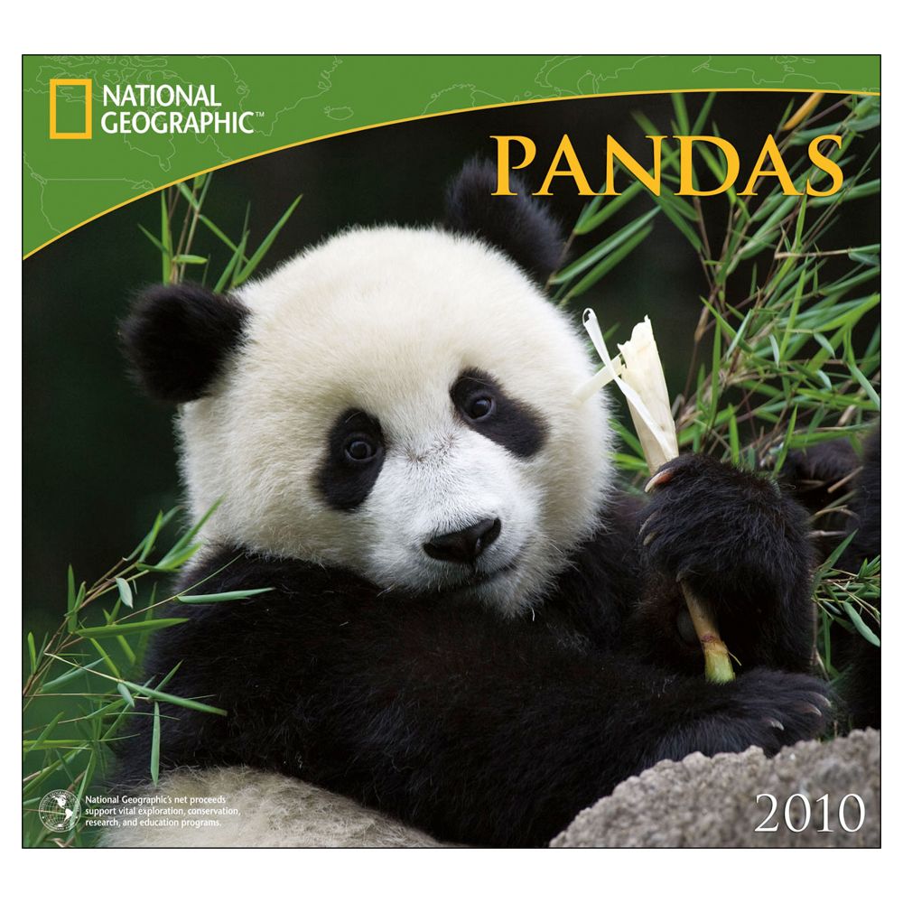 2010 National Geographic Pandas Wall Calendar