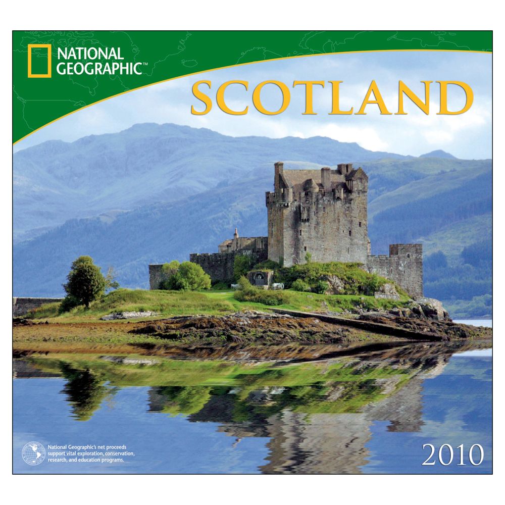 2010 National Geographic Scotland Wall Calendar