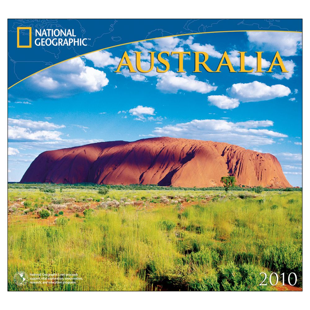 2010 National Geographic Australia Wall Calendar