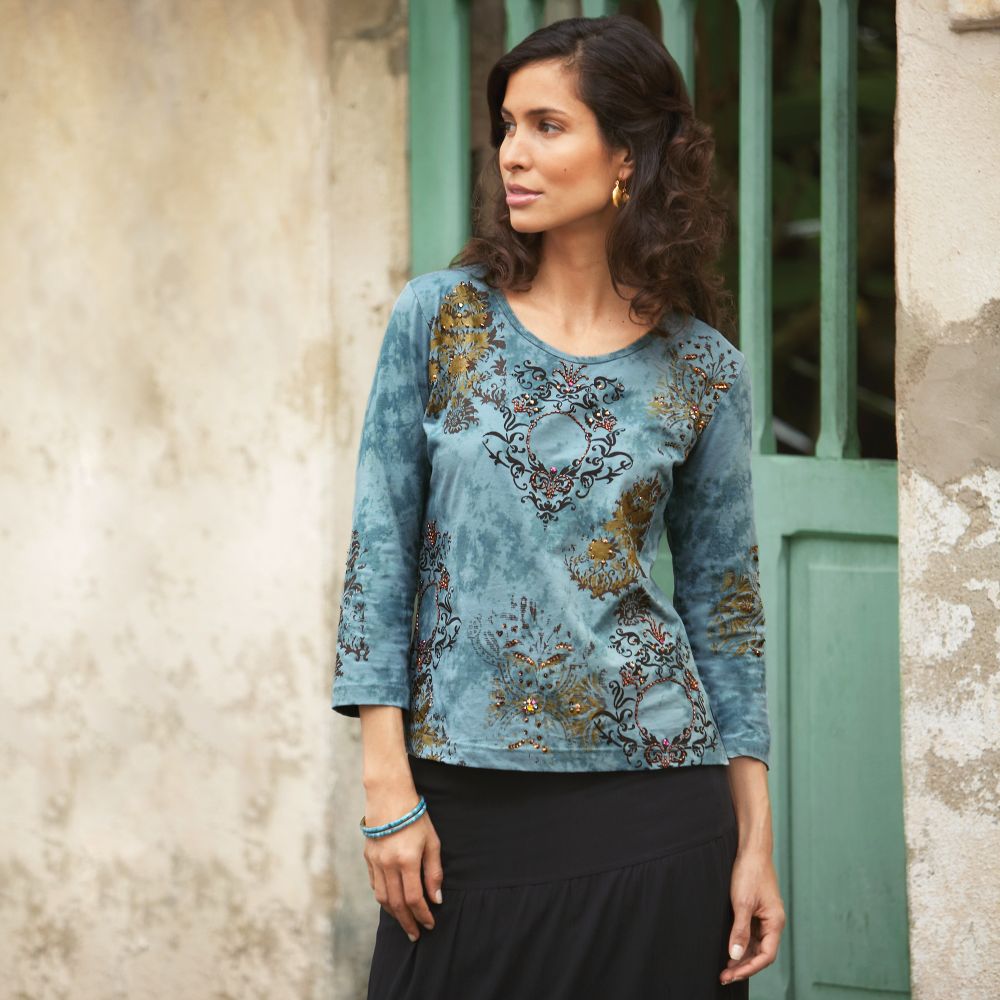Indonesian Beaded Shirt