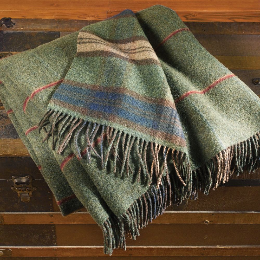 Scottish Lamb's-wool Reversible Throw