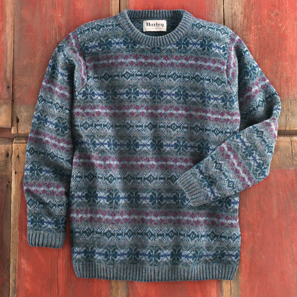 Men's Scottish Fair Isle Sweater