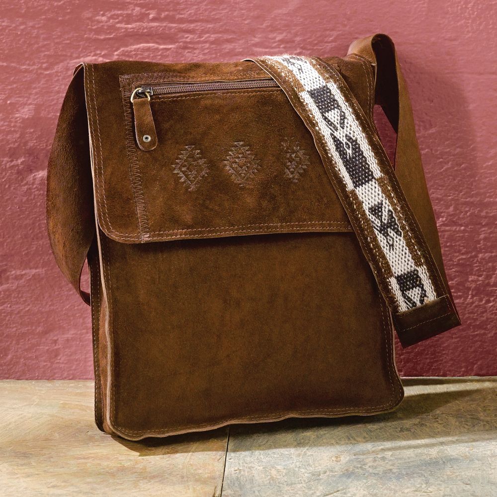 Bolivian Suede Travel Bag