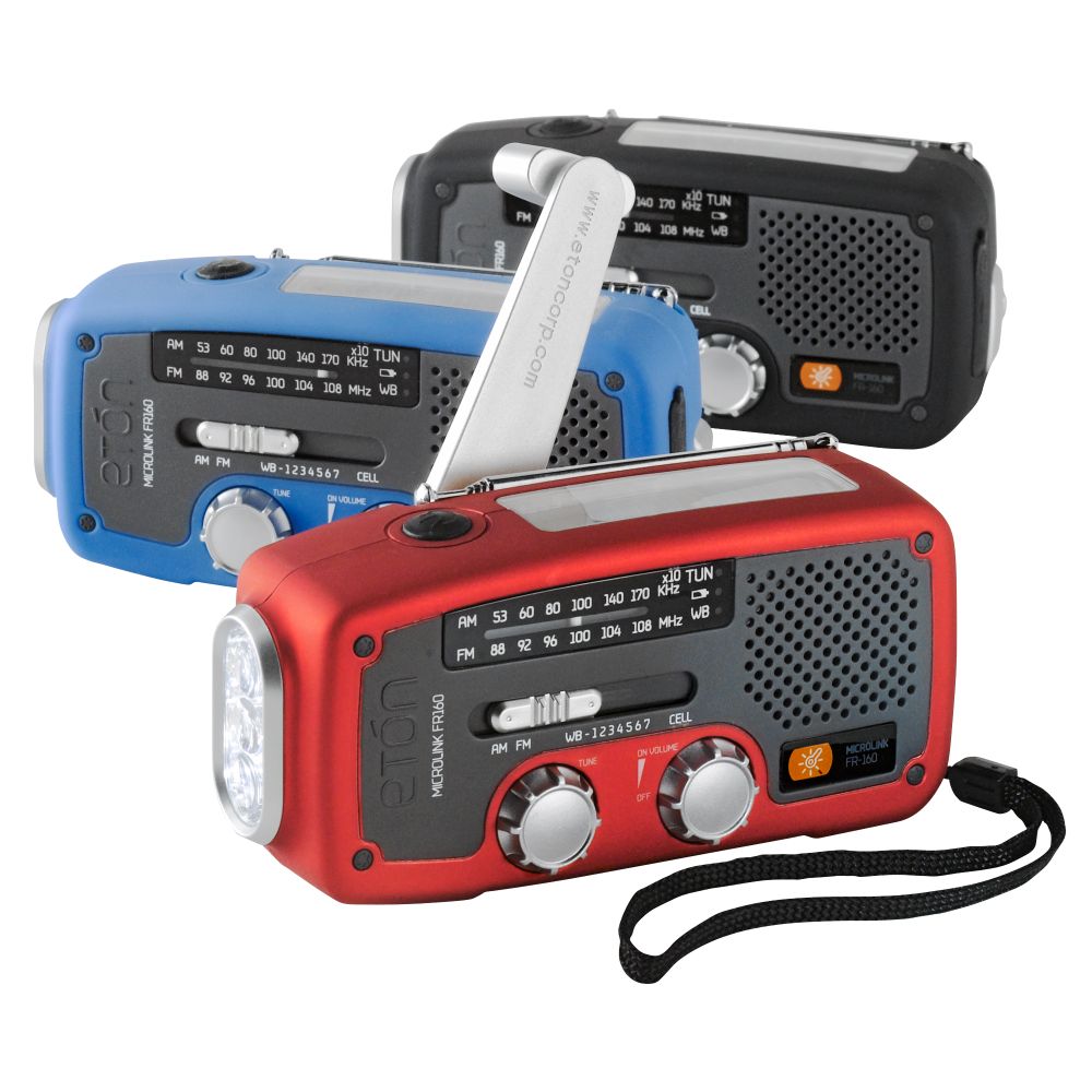 Microlink Self- and Solar-powered AM/FM/NOAA Radio and Charger
