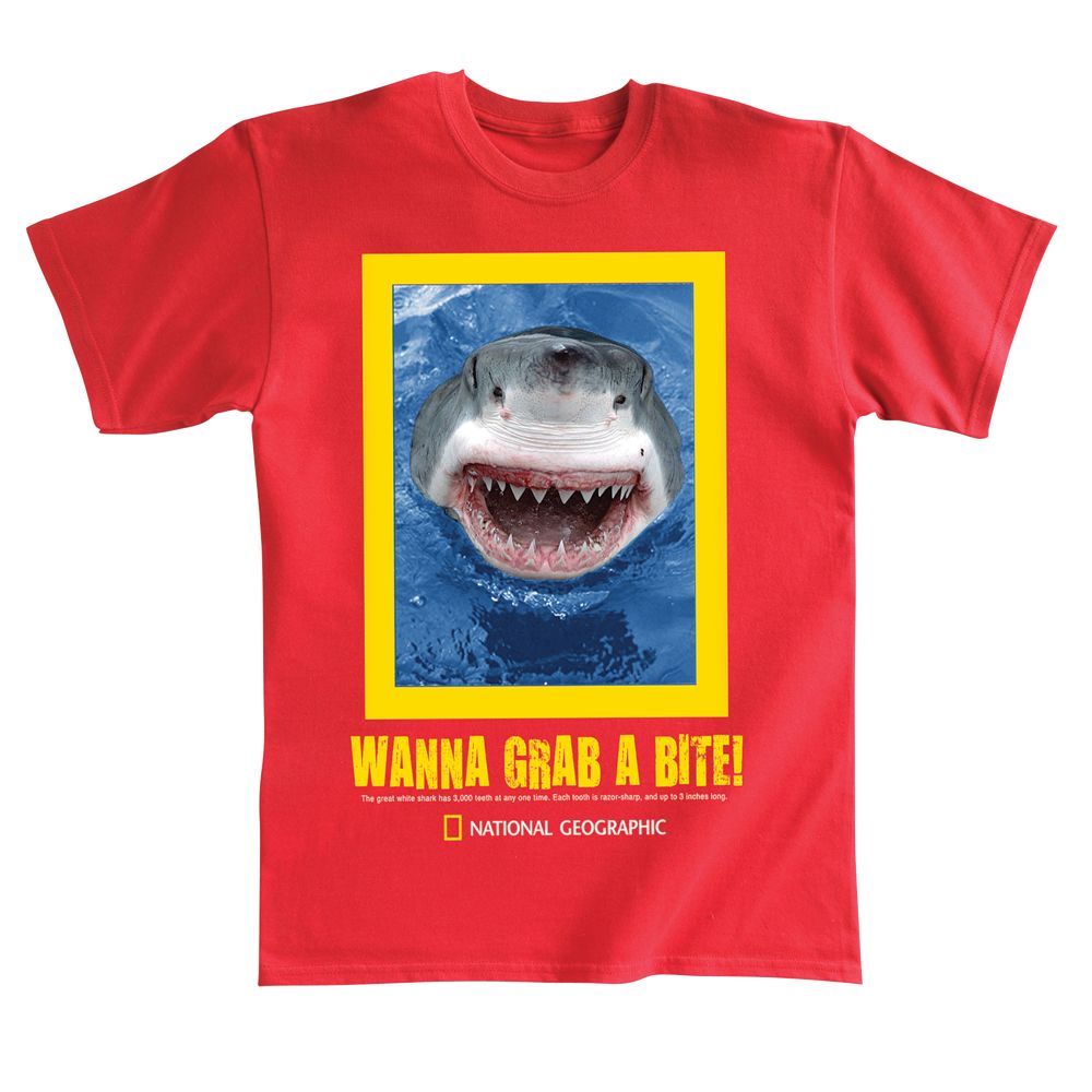 Wanna Grab A Bite! Shark Youth T-shirt