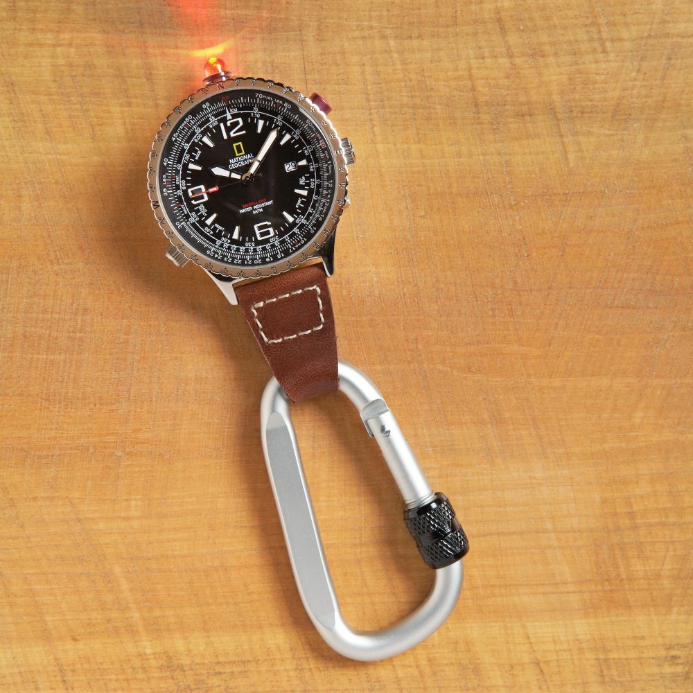 National Geographic Aviator Clip Watch