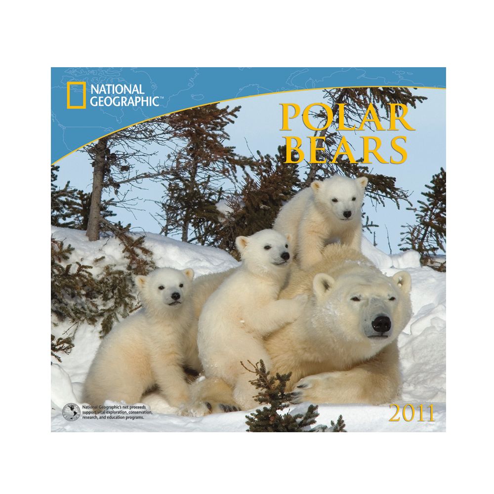 2011 National Geographic Polar Bears Wall Calendar