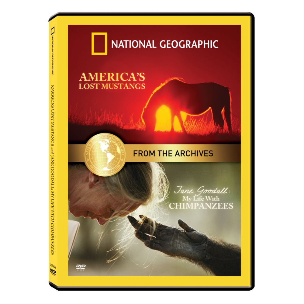 From the National Geographic Archives: Jane Goodall: My Life With Chimpanzees and America's Lost Mustangs DVD