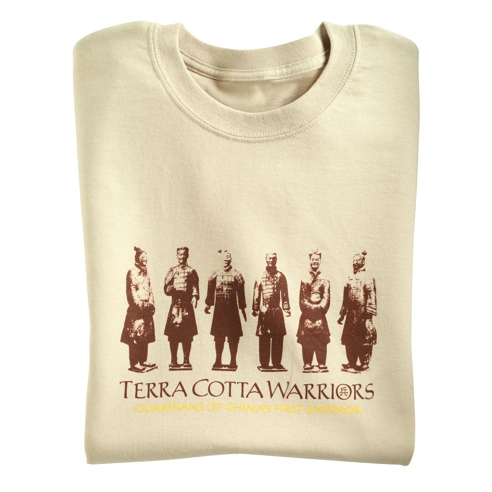 Terra Cotta Warrior Line-up T-shirt - Adult Sizes
