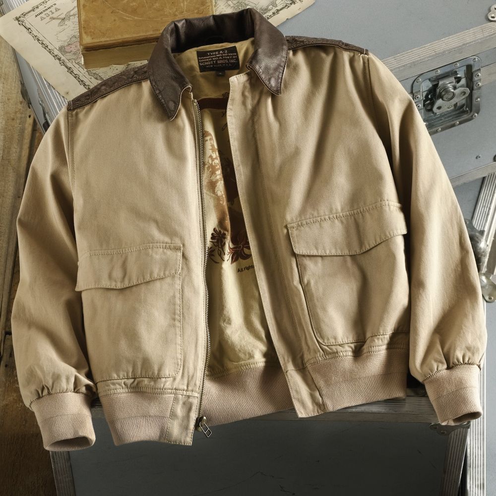Pacific Theater A-2 Cotton Bomber Jacket
