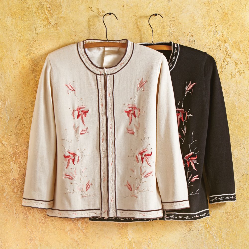 Indian Iris Cardigan - Get Details