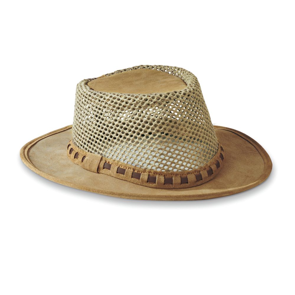 African Suede Mesh Hat