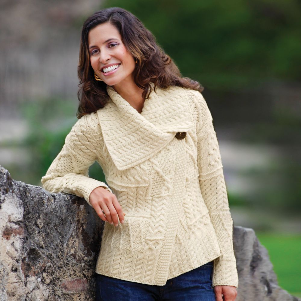 Irish Asymmetrical Cardigan