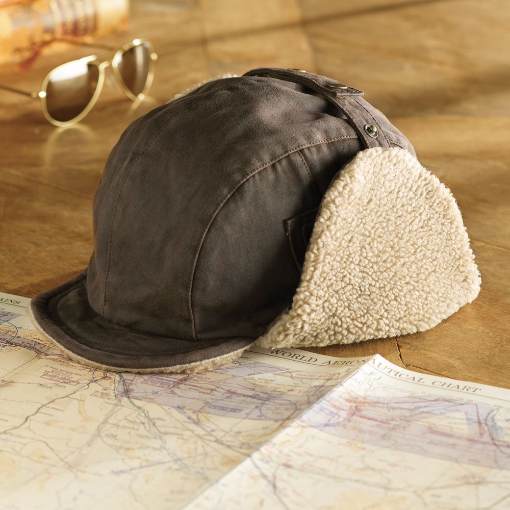 Fleece-lined Aviator Cap