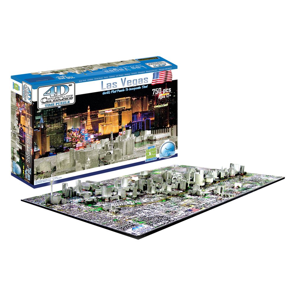 4-D Cityscape Las Vegas Puzzle