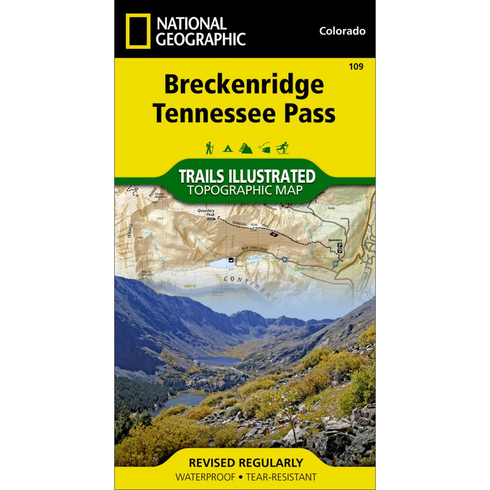 109 Breckenridge/Tennessee Pass Trail Map 