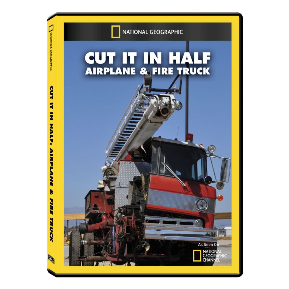 Cut It in Half: Airplane and Fire Truck DVD Exclusive