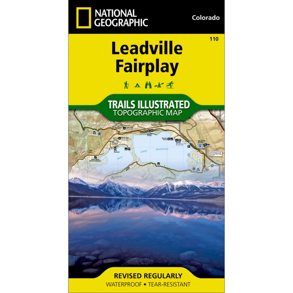 110 Leadville/Fairplay Trail Map 
