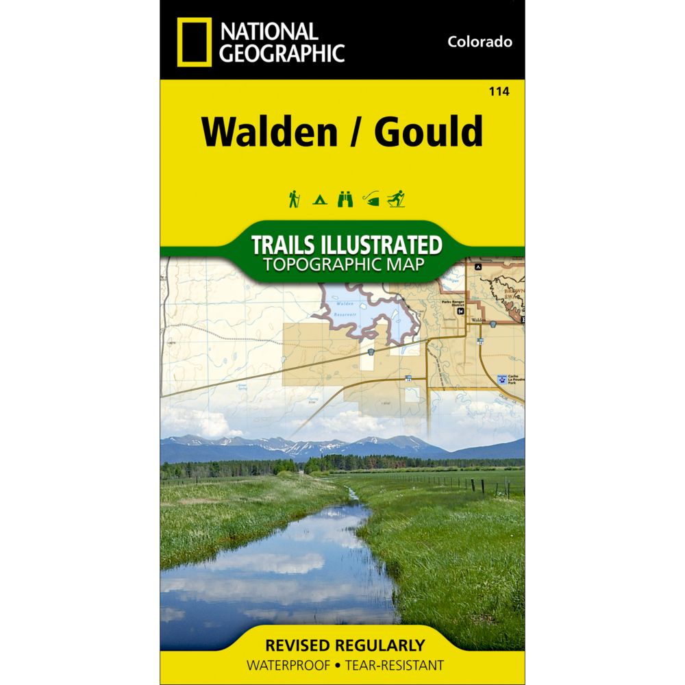 National Geographic Walden/Gould Trail Map 