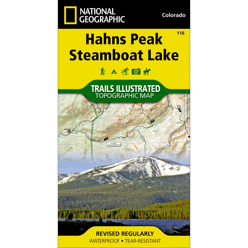 National Geographic Hahns Peak/Steamboat Lake Trail Map 