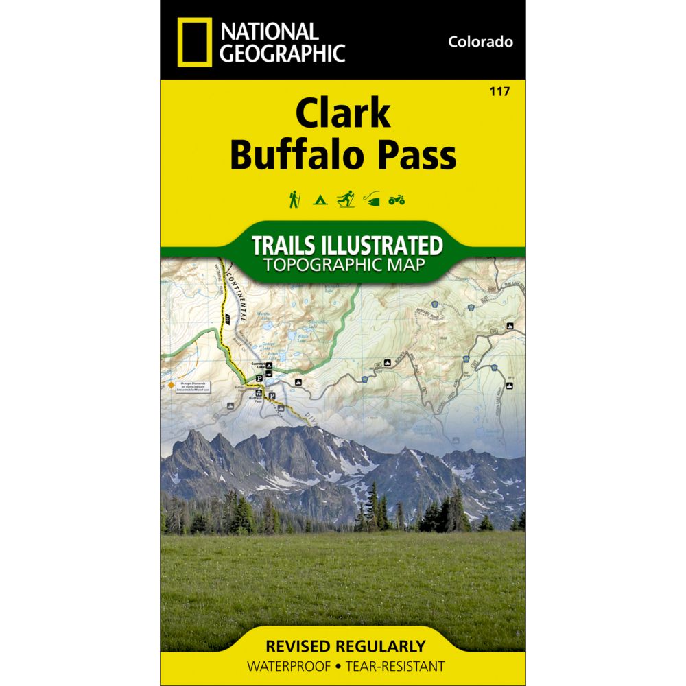 National Geographic Clark/Buffalo Park Trail Map 