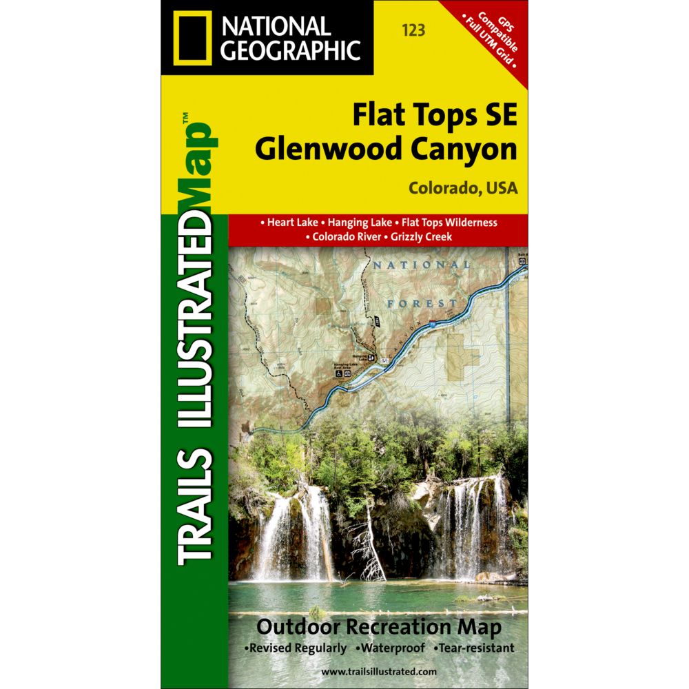 123 Flat Tops SE/Glenwood Canyon Trail Map 