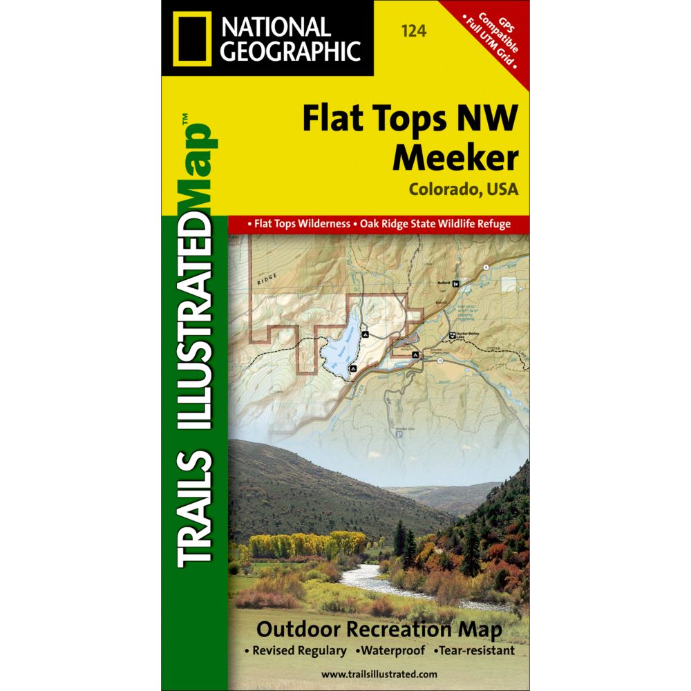 124 Flat Tops NW/Meeker Trail Map