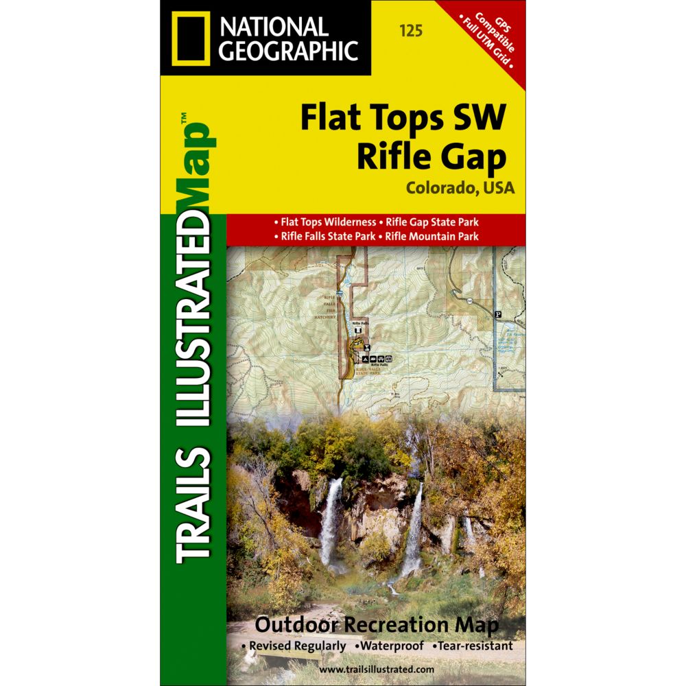125 Flat Tops SW/Rifle Gap Trail Map