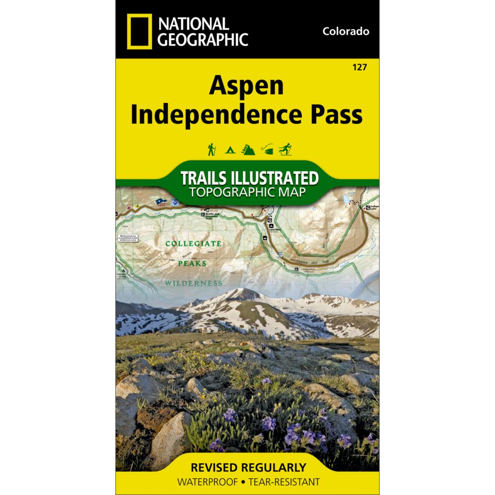 National Geographic Aspen/Independence Pass Trail Map 