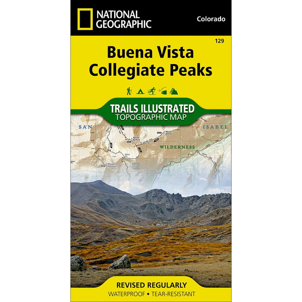 129 Buena Vista/Collegiate Peaks Trail Map