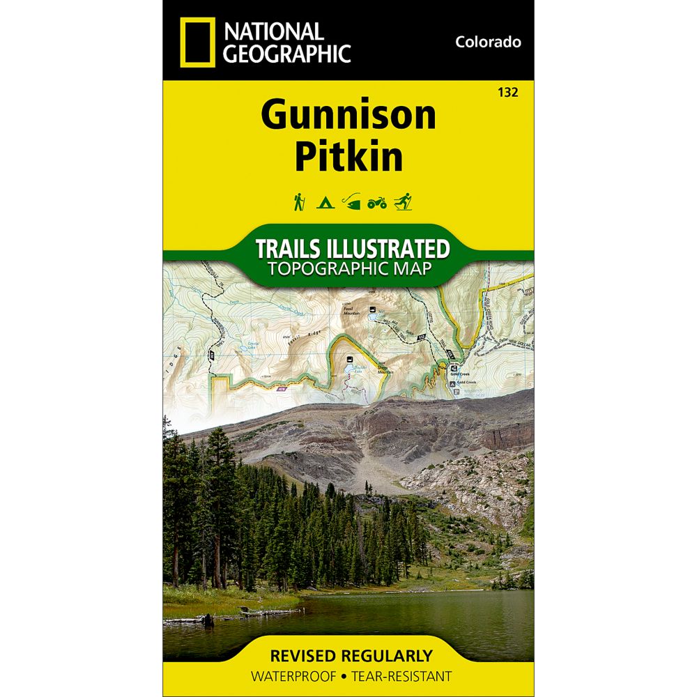 National Geographic Gunnison/Pitkin Map
