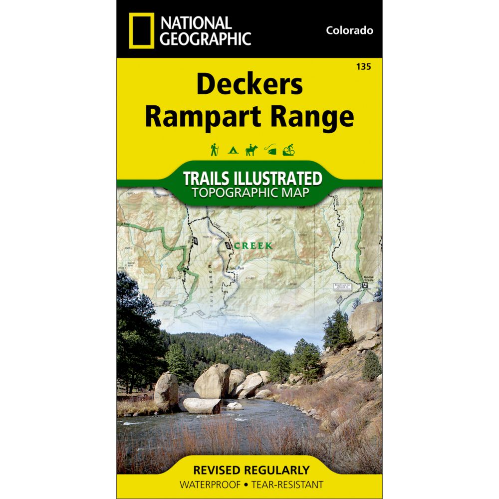 Deckers/Rampart Range Trail Map 