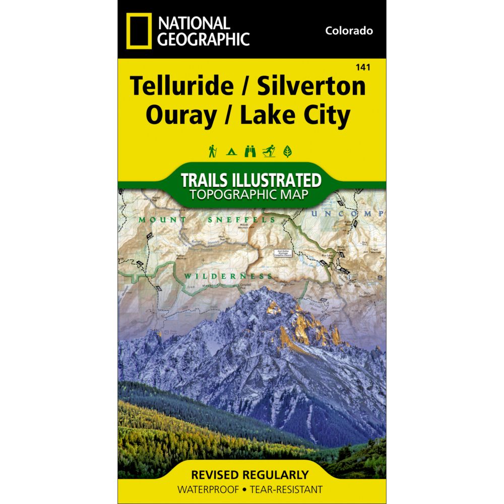 National Geographic Silverton/Ouray/Telluride/Lake City Trail Map 