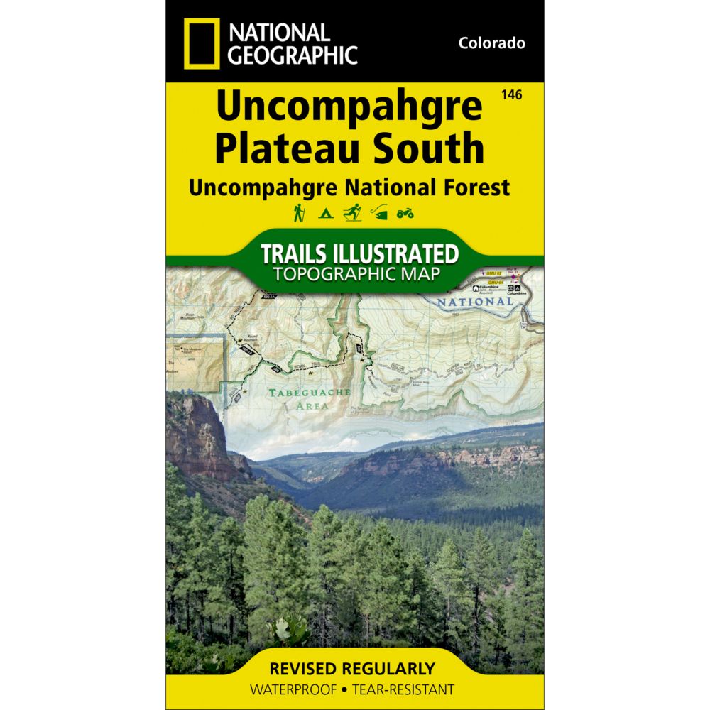 146 Uncompahgre Plateau, South Trail Map
