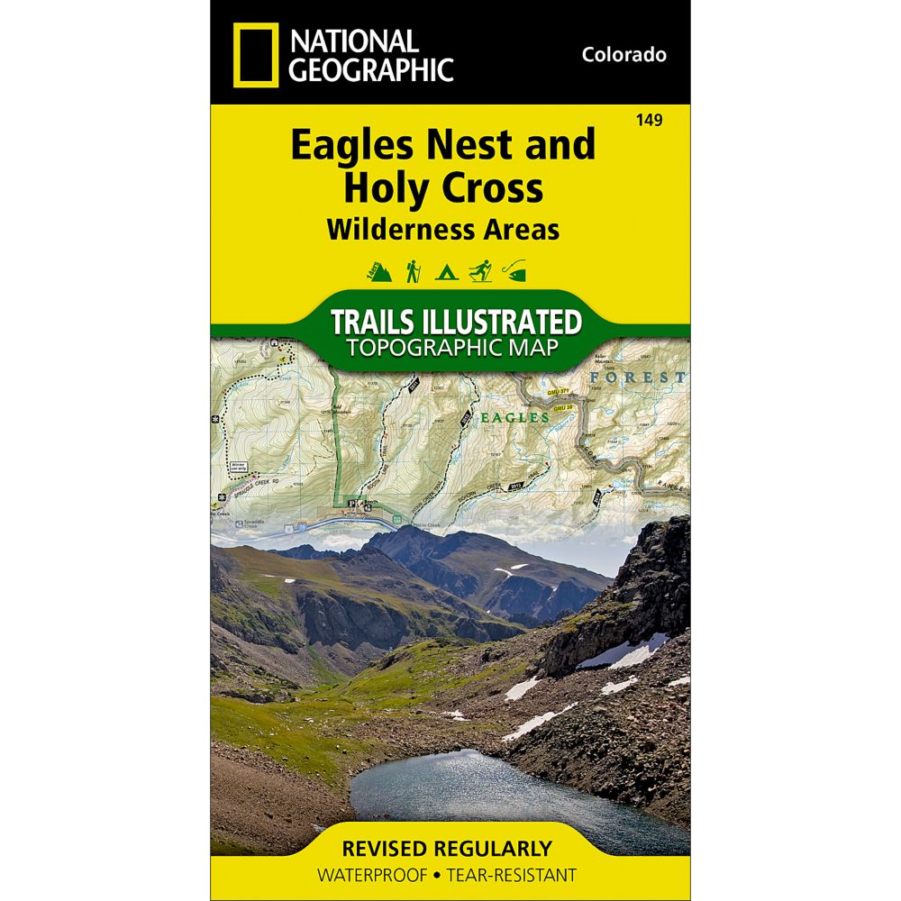 National Geographic Holy Cross / Eagles Nest Wilderness Trail Map