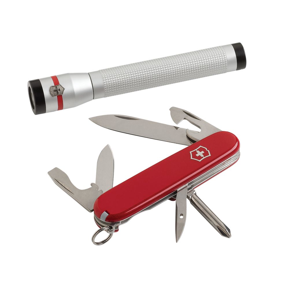 Swiss Army Flashlight and Multitool Set