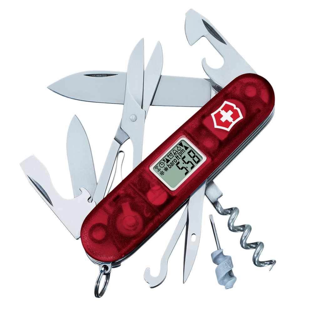 Swiss Army Multitool with Digital Weather Display