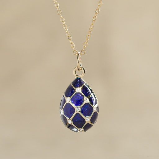 Faberg&eacute;-inspired Egg Necklace