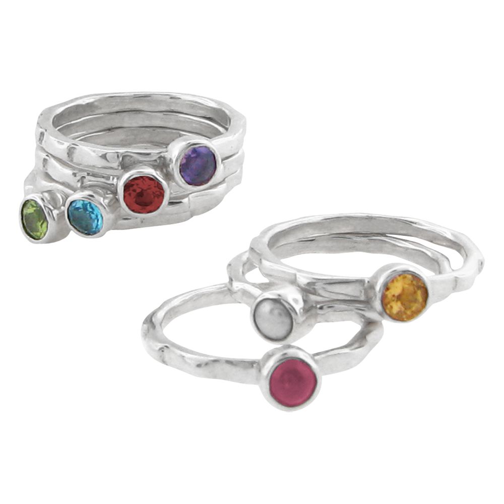 Indonesian Shou Birthstone Rings