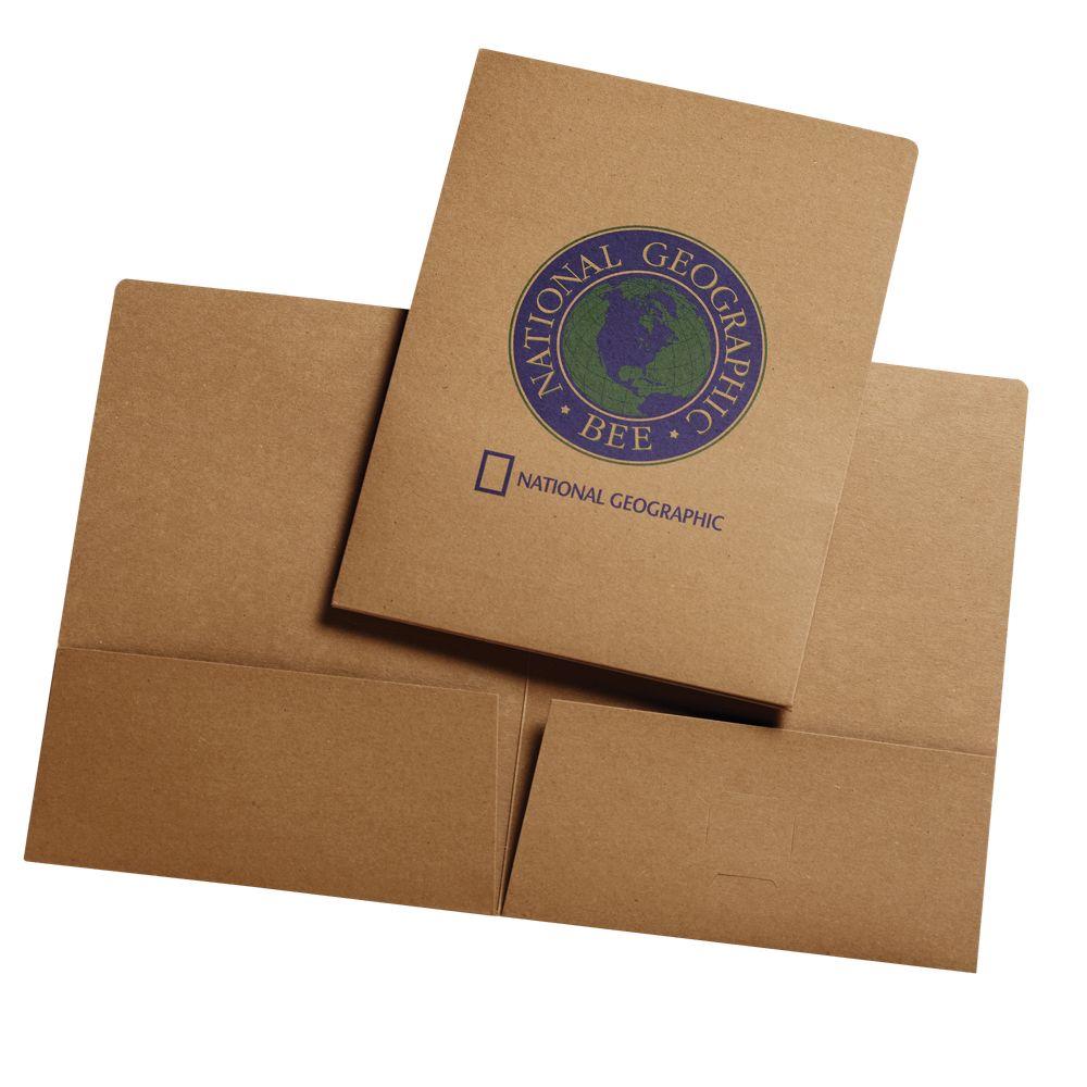 National Geographic Bee Recycled Folder