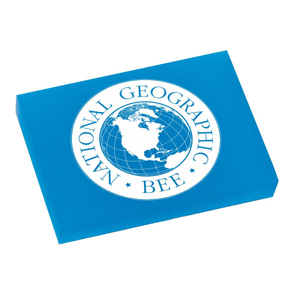 National Geographic Bee Eraser