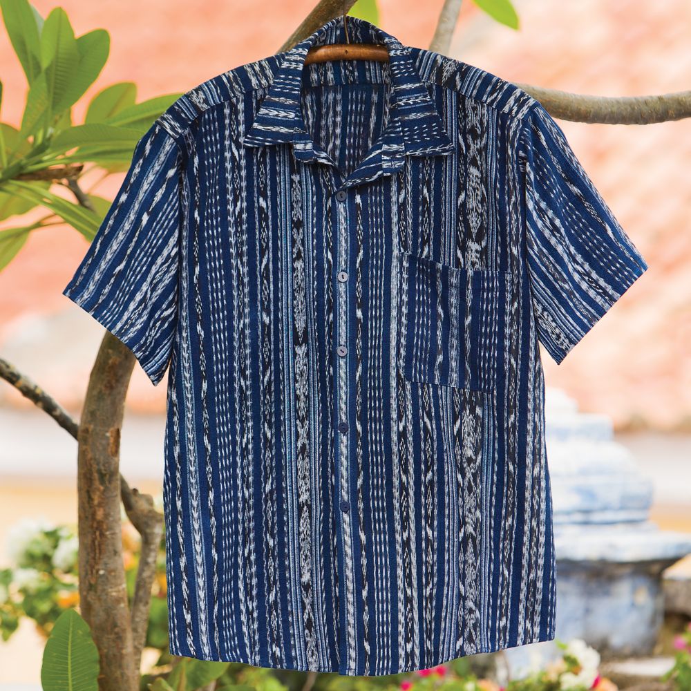 Men's Guatemalan Ikat Shirt