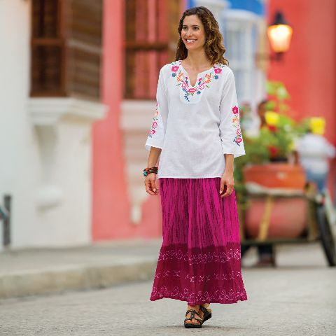 Indian Wildflower Tunic
