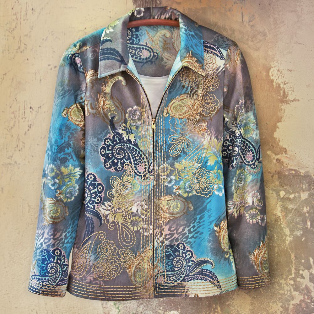 Kovalam Beach Emboidered Jacket