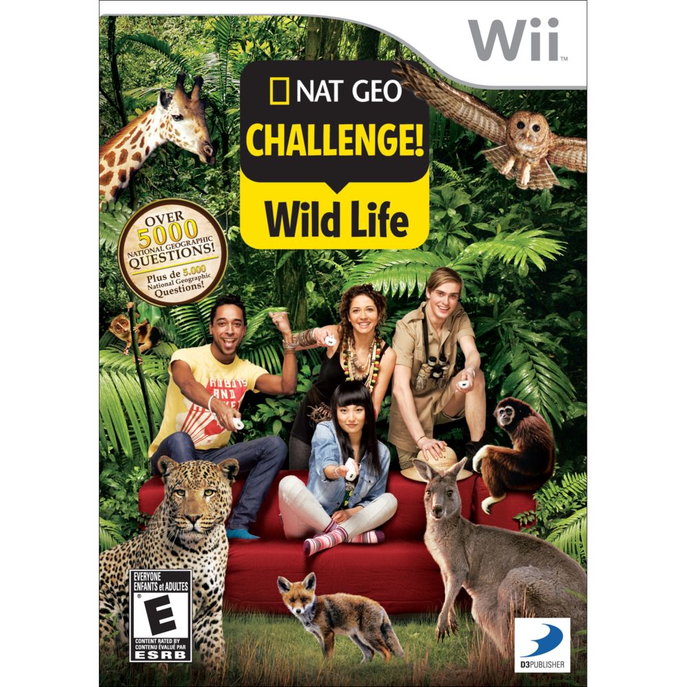 Nat Geo Challenge! Wild Life Wii Game