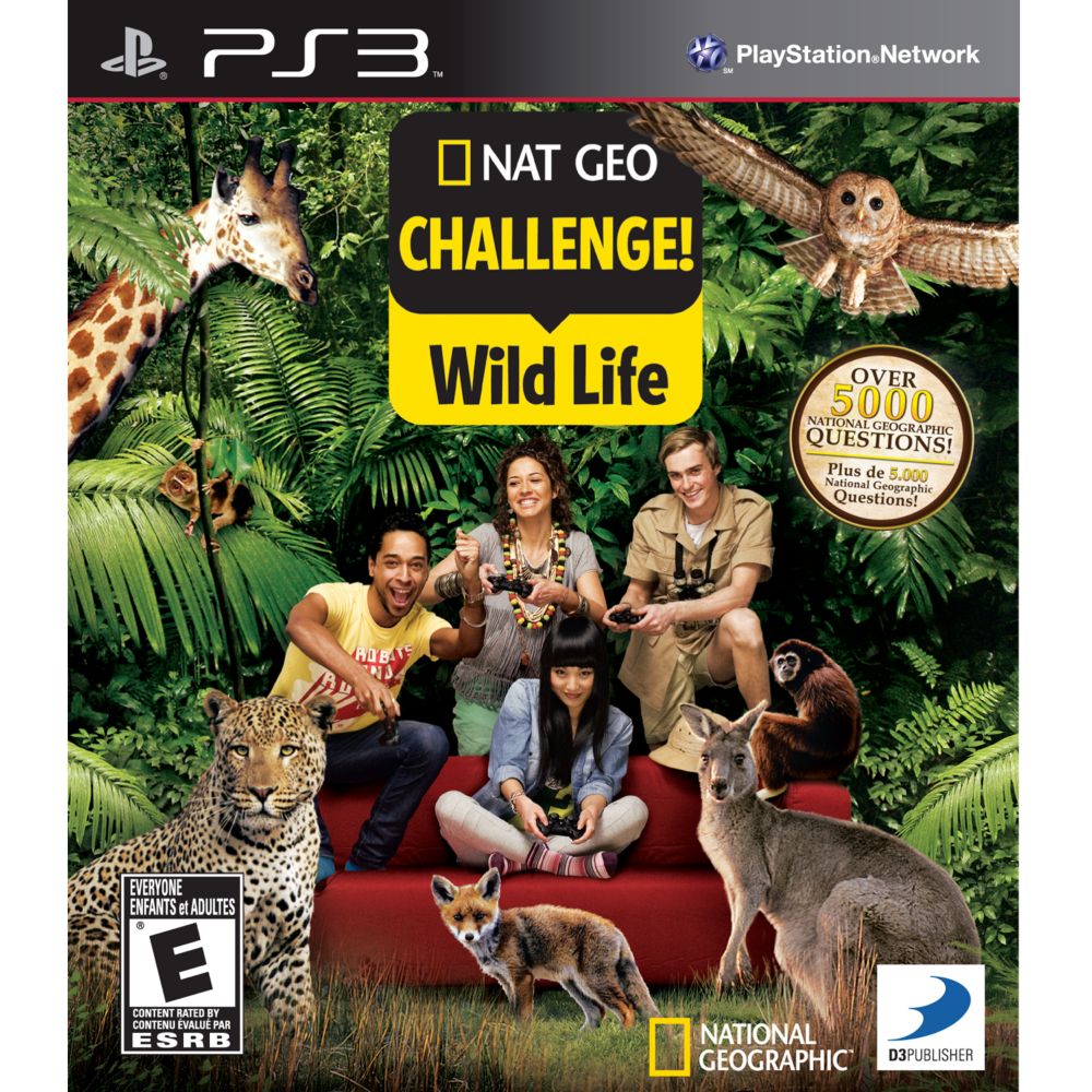 Nat Geo Challenge! Wild Life PS3 Game