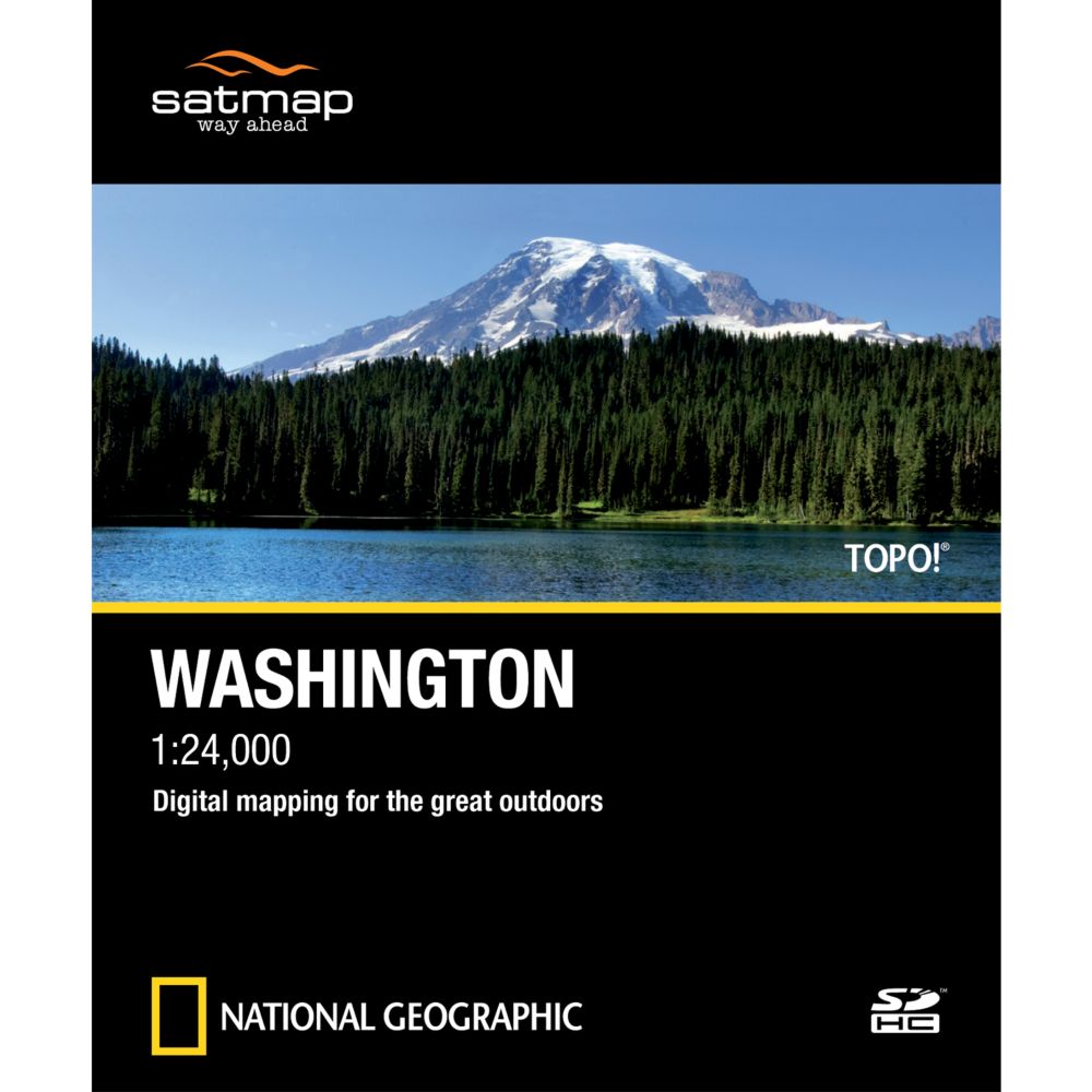 TOPO! SD Card: Washington