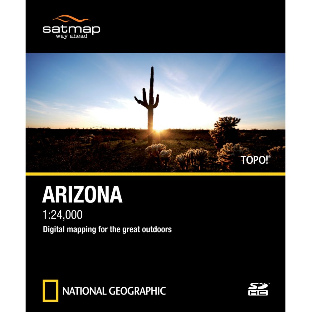 TOPO! SD Card: Arizona