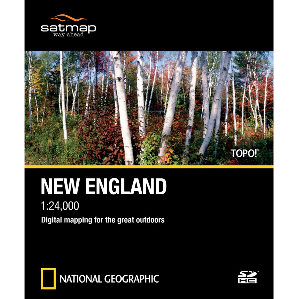 TOPO! SD Card: New England